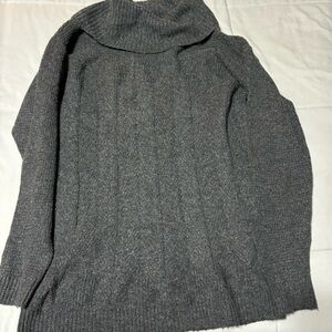 CAbi Gray Cowl Neck Sweater